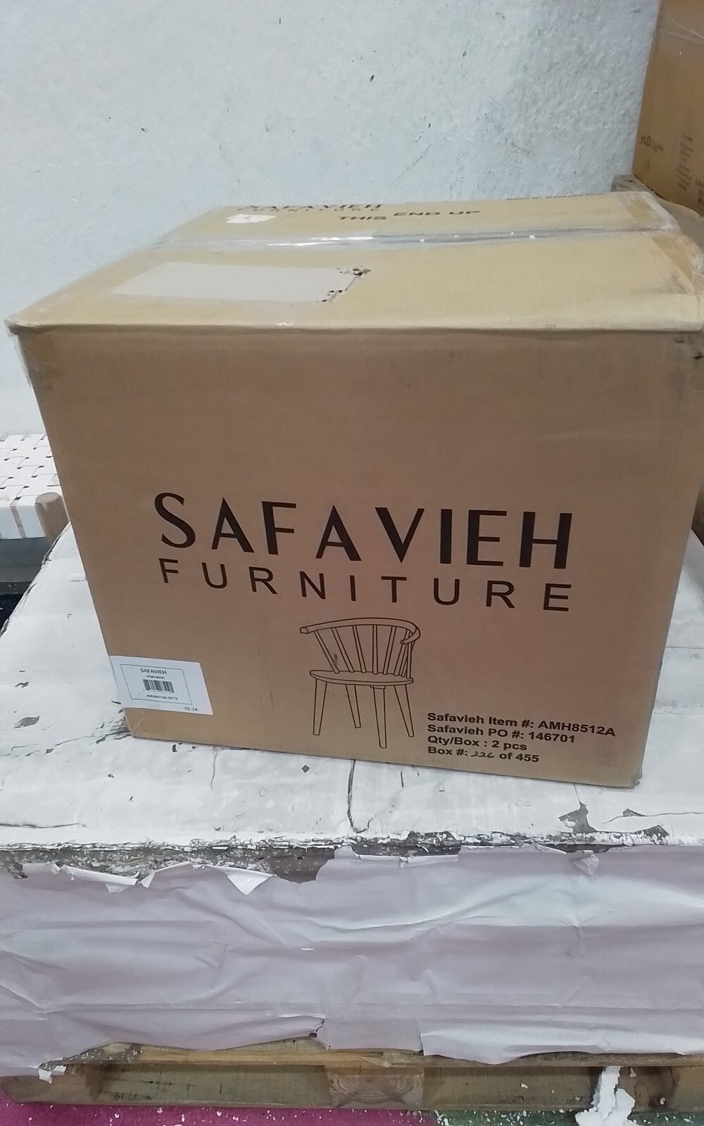 Safavieh BLANCHARD SIDE CHAIR, Reduced Price 2172741946 AMH8512A
