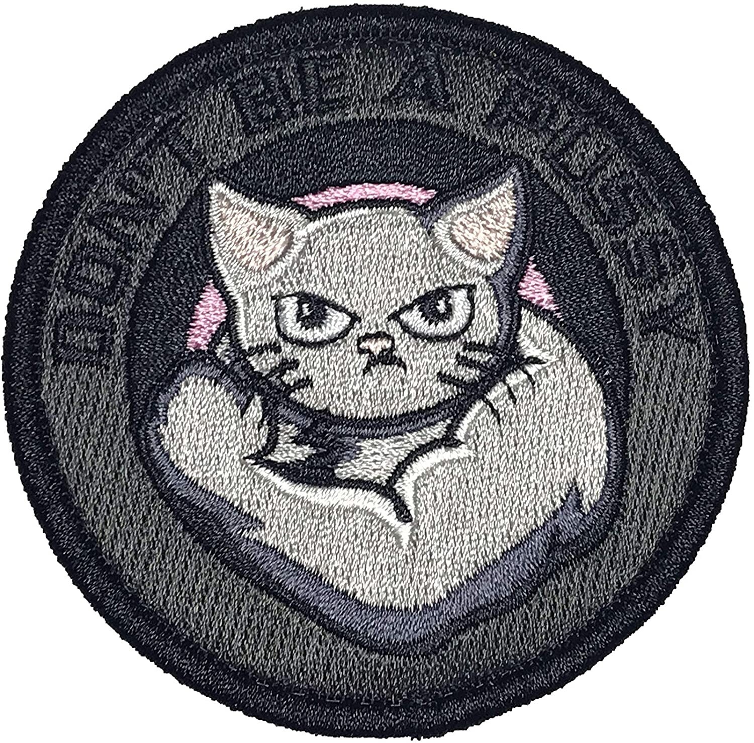 Don't be a P*ssy - Embroidered Morale Patch with Hook and Loop Backing