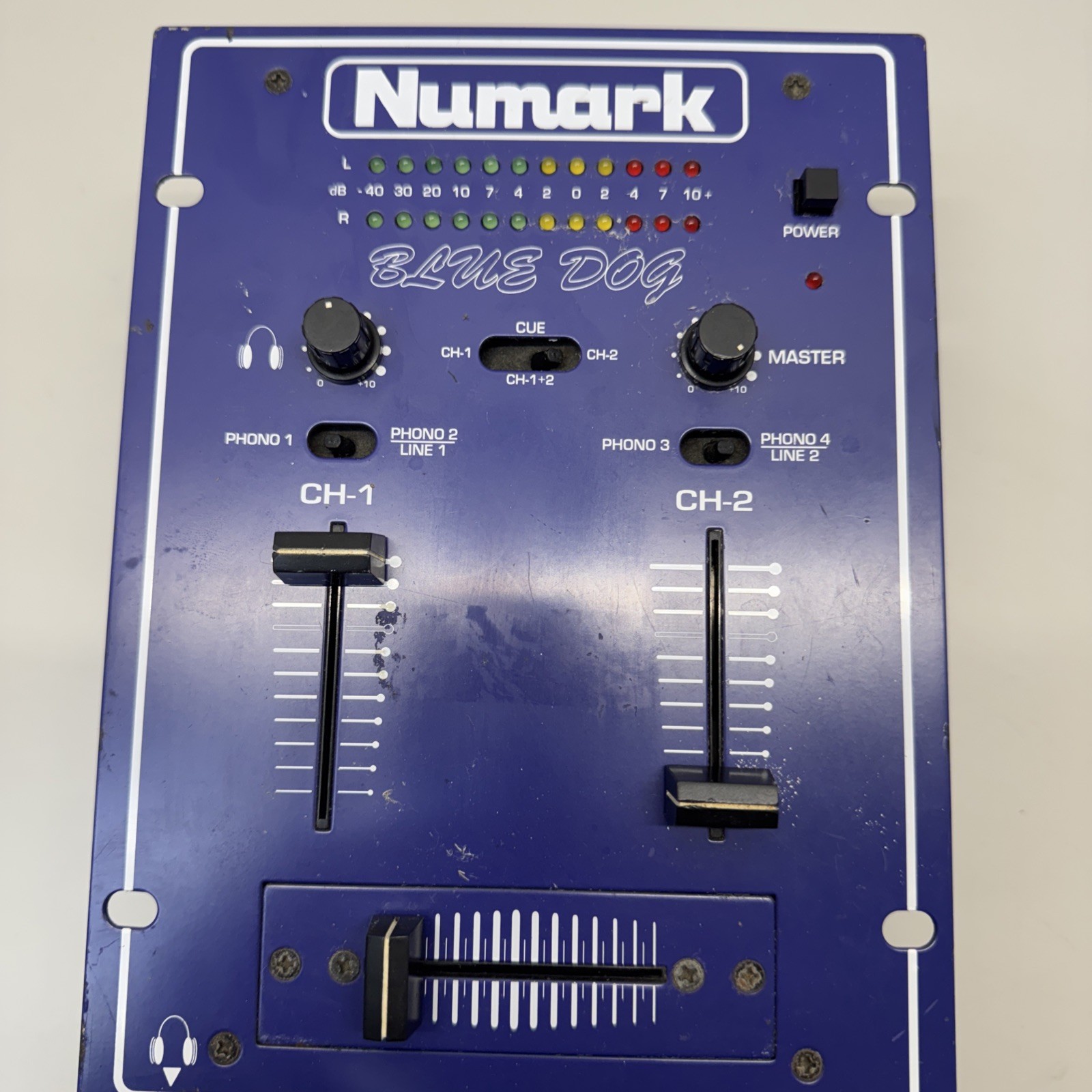Numark Blue Dog DJ Music Mixer - Blue -Unit Only (DM900)