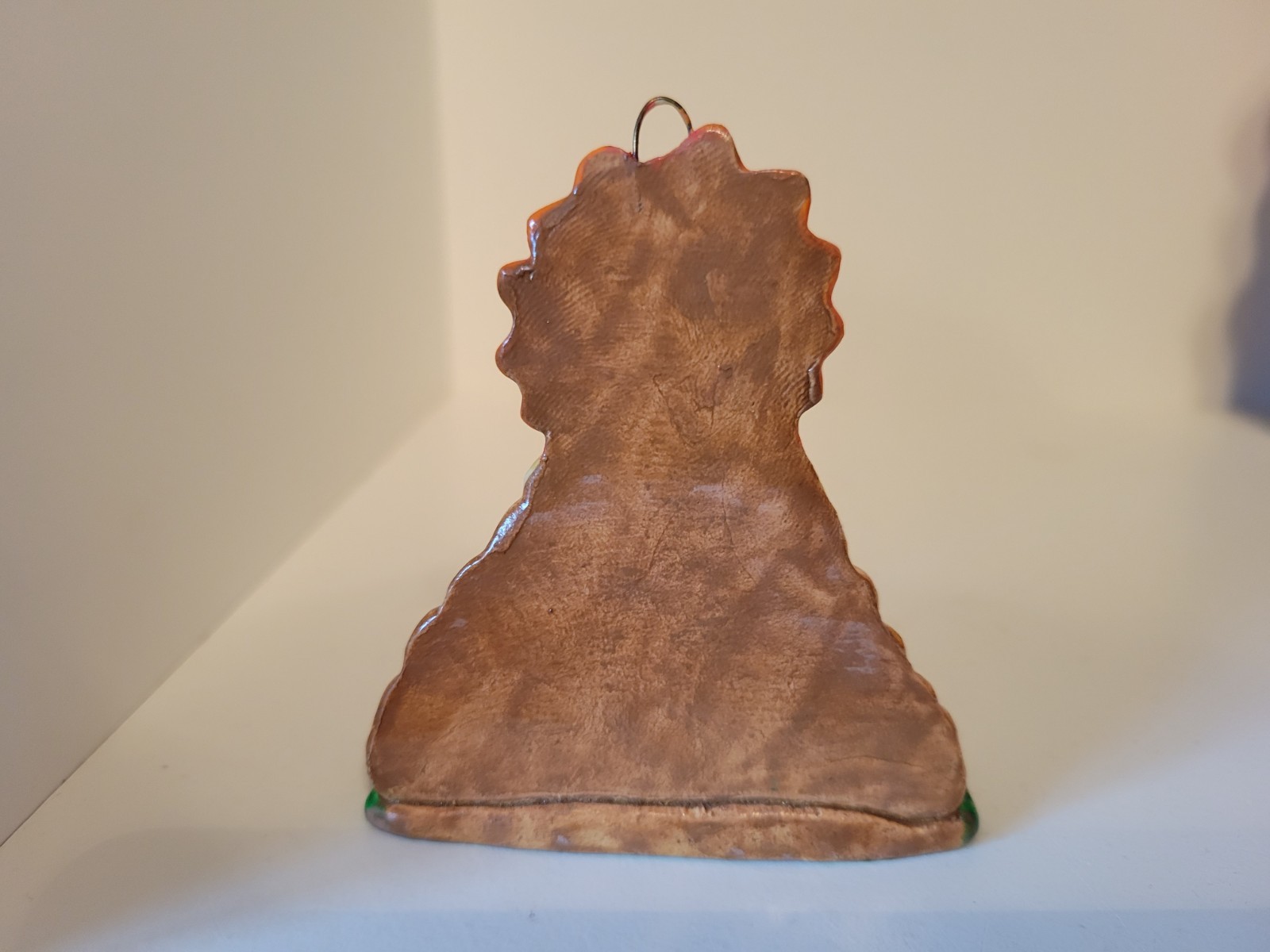 Peruvian Pottery Mini Nativity Ornament Clay Christmas Folk Art