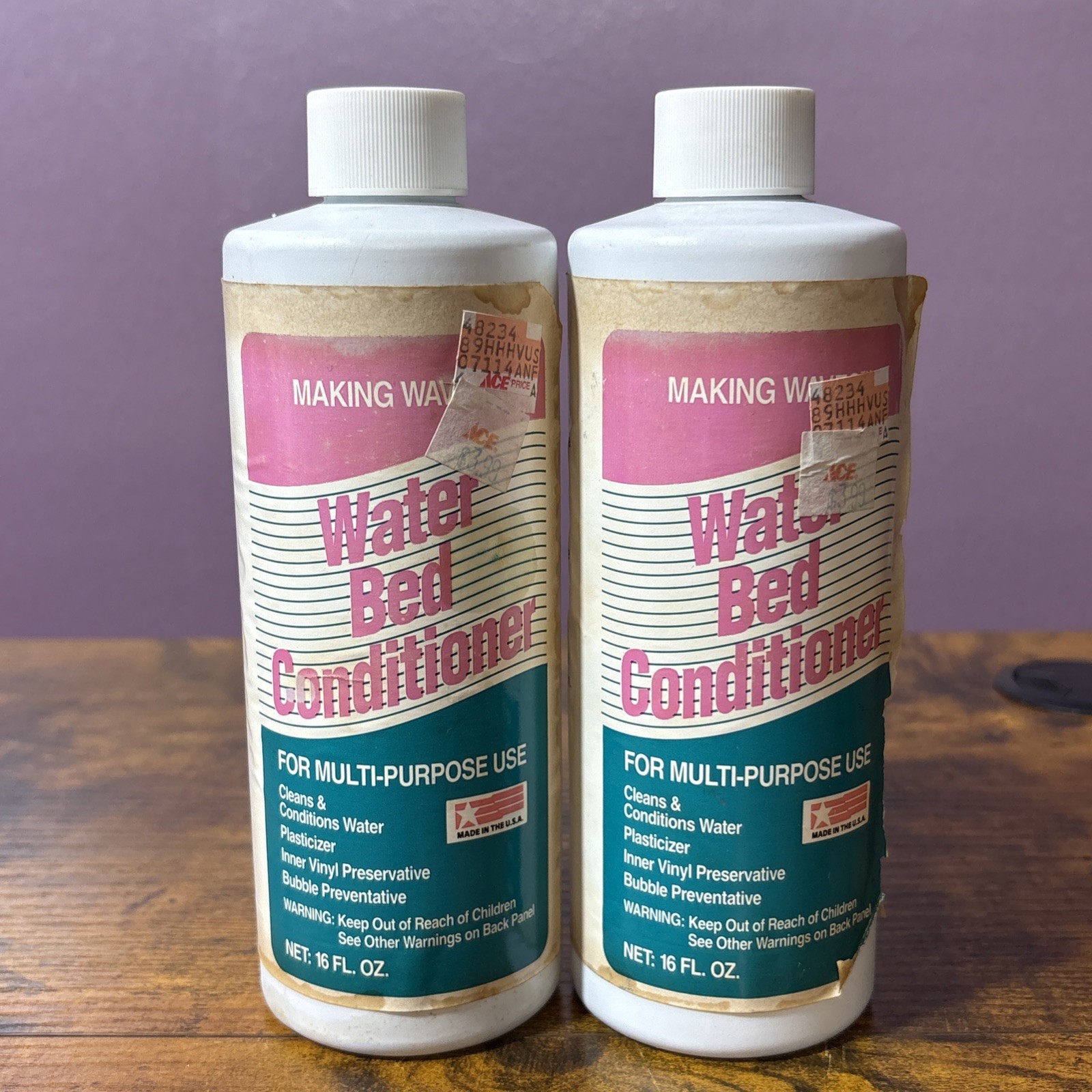 2PK Making Waves 16 oz. Water Bed Conditioner Multi Purpose Prevents Bubbles