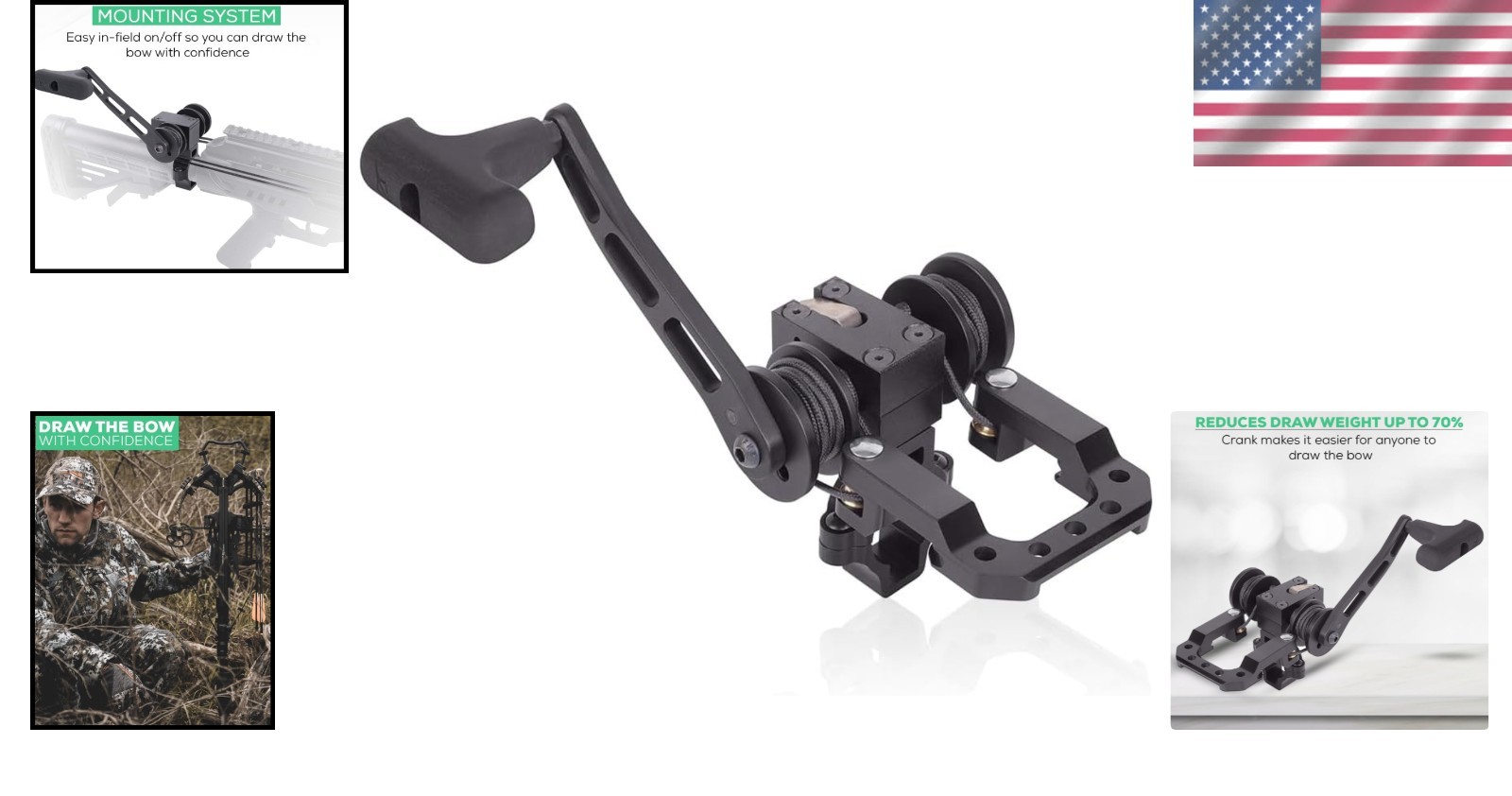 Crossbow Cocking Made Easy: AXCCRANK Power Draw with Unique Mounting System