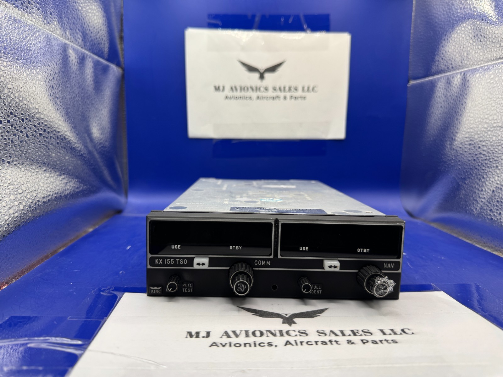BENDIX/KING KX 155 P/N 069-1024-01  14 VDC WITH GLIDE/SLOPE WITH FAA FORM 8130-3