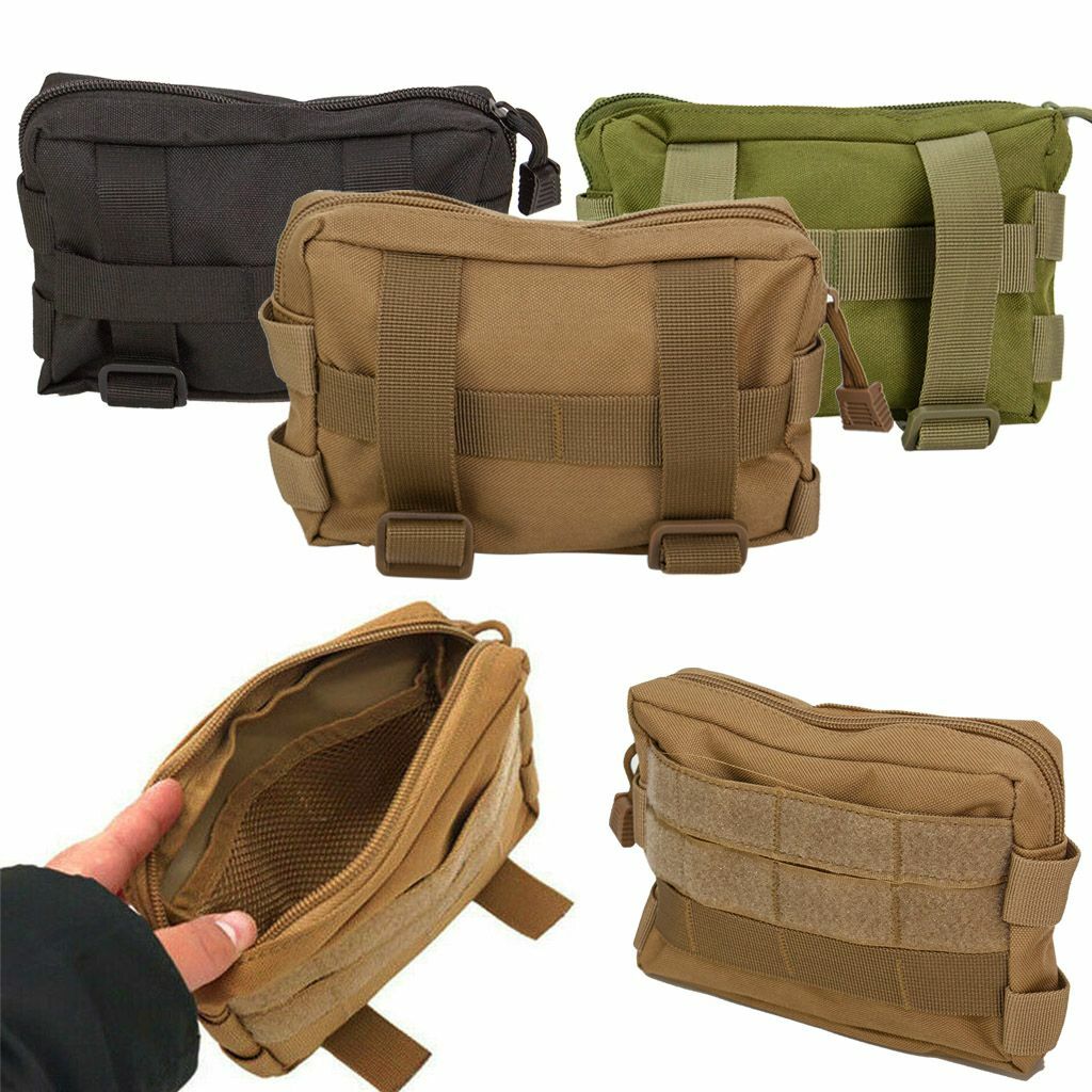 Tactical Outdoor Backpack Shoulder Strap Bag Pouch Molle Accessory Hunting Tool