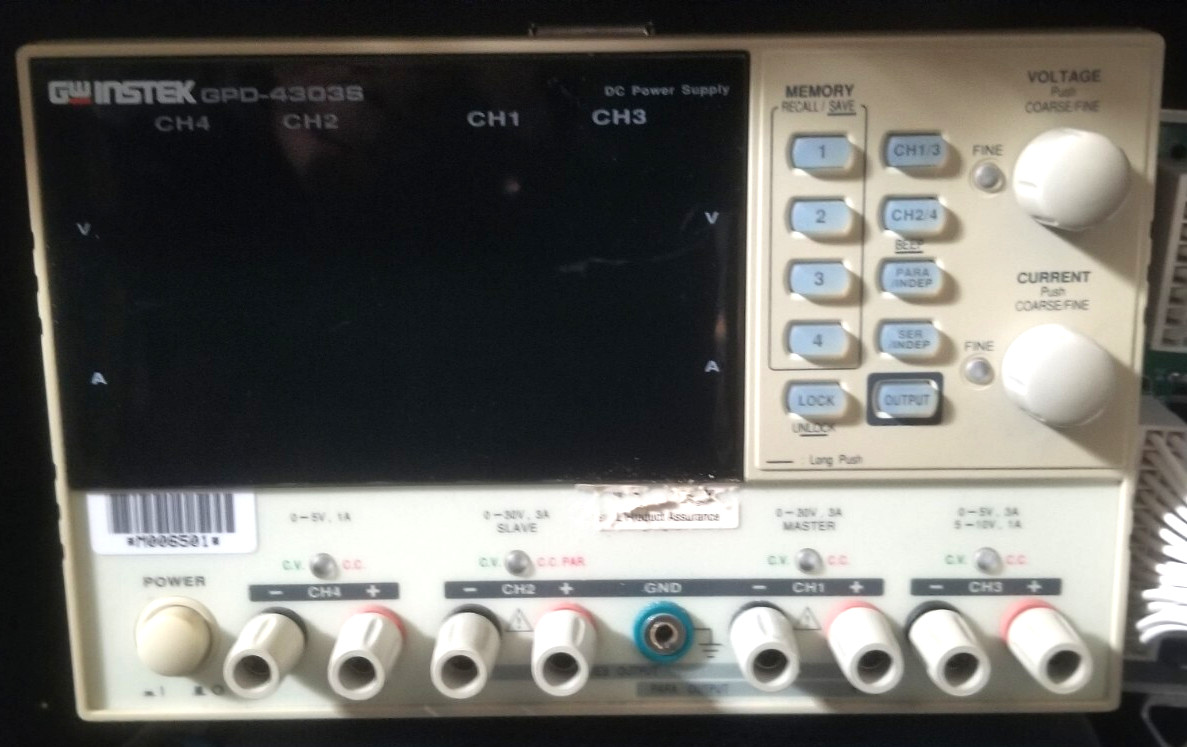 USB Programmable Benchtop Lab Power Supply 4 OUTPUT 30Vx2@3A or 60V@3A 10V & 5V