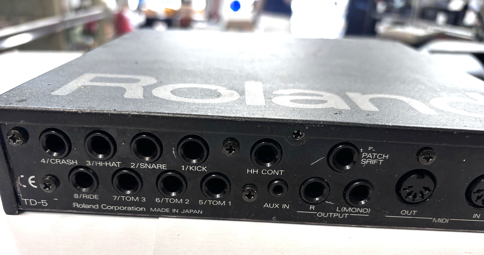 Roland Percussion Sound Module TD-5 Drum Trigger Unit Tested w/ adapter