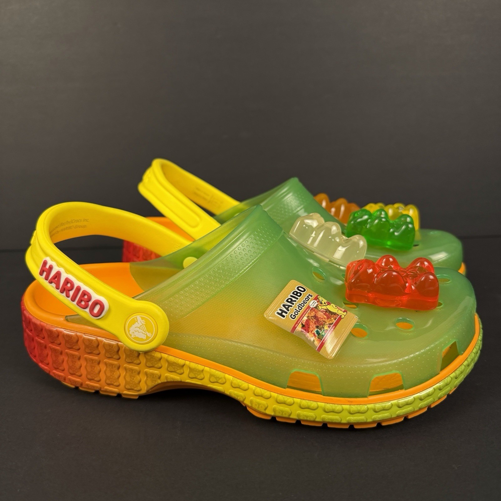 Haribo x Crocs Classic Clog – Limited Edition Gummy Bear Design – Size W 8