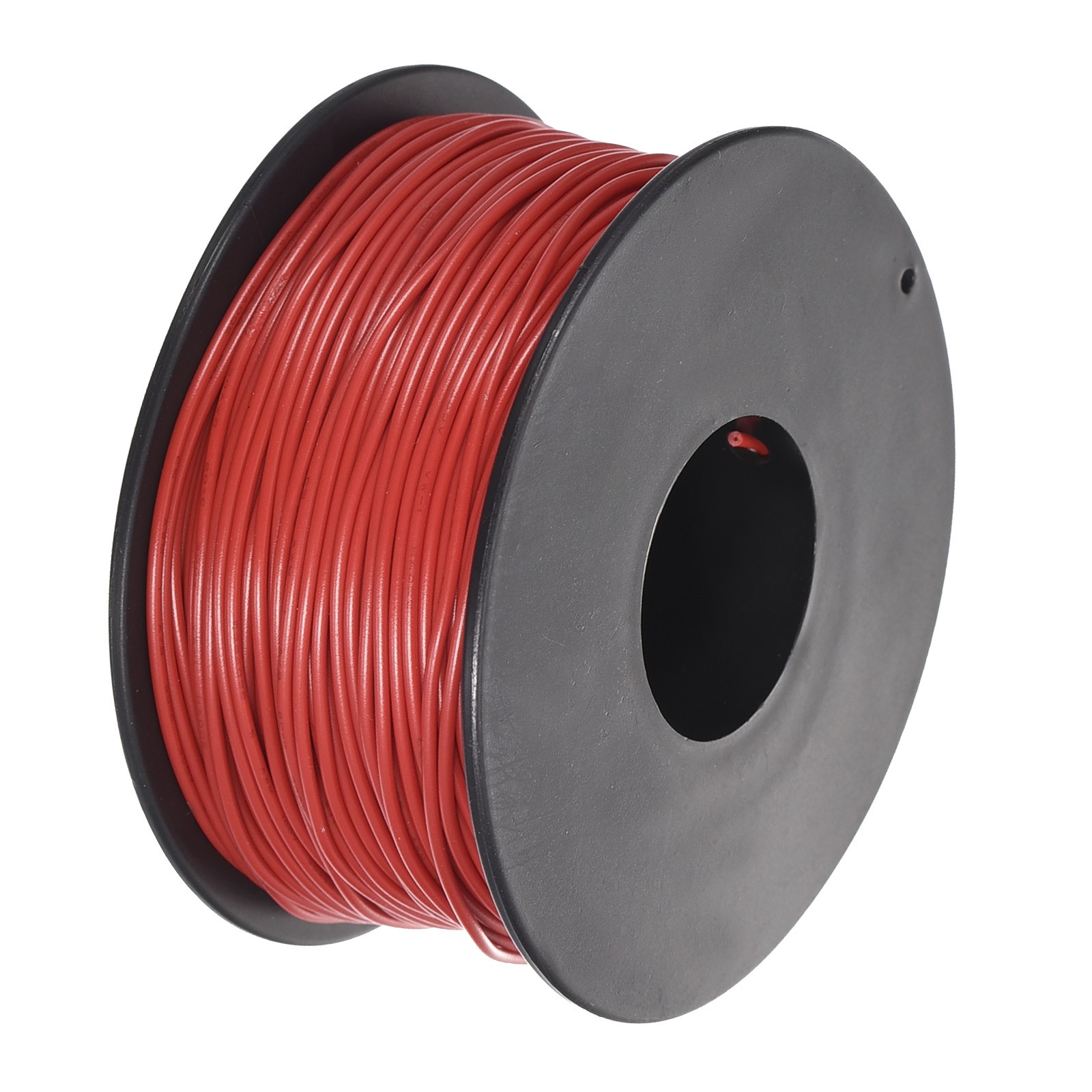 30AWG Stranded Wire PVC Hookup 50M/164ft Red, Electrical Wire UL1007 Spool