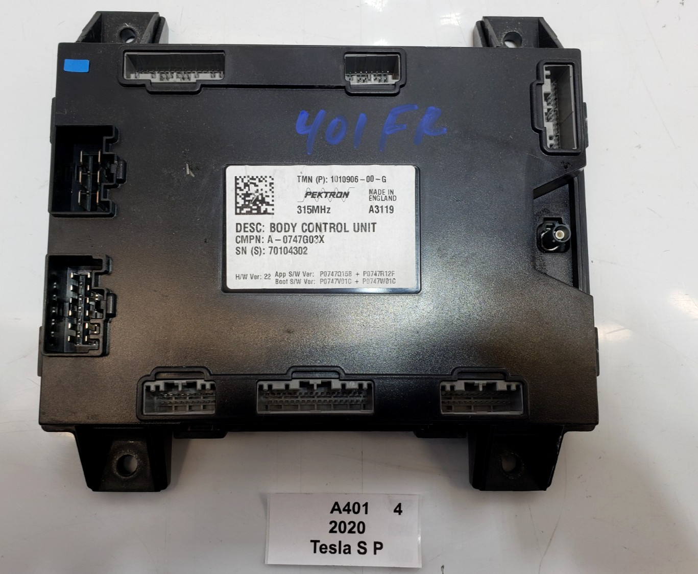 ✅ 2012-2020 OEM Tesla Model S Body Control Module BCM Unit Pektron