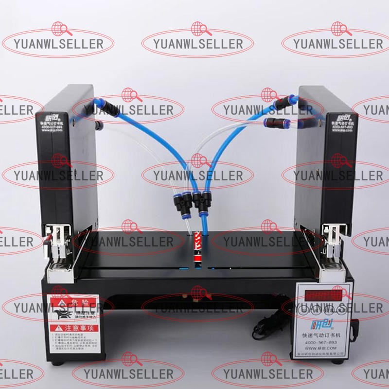 Double Head Automatic Electric Stapler Binding Machine Pneumatic Bookbinding