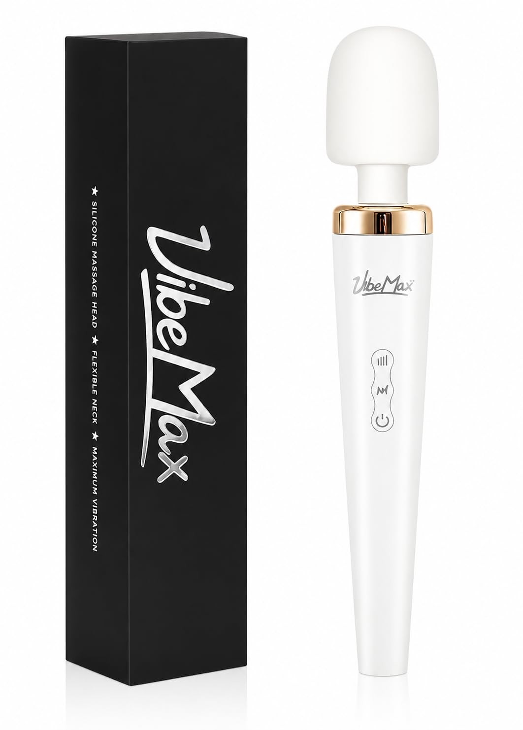 Rechargeable Handheld Wand Massager – Powerful Deep Tissue Muscle Therapy Dev...