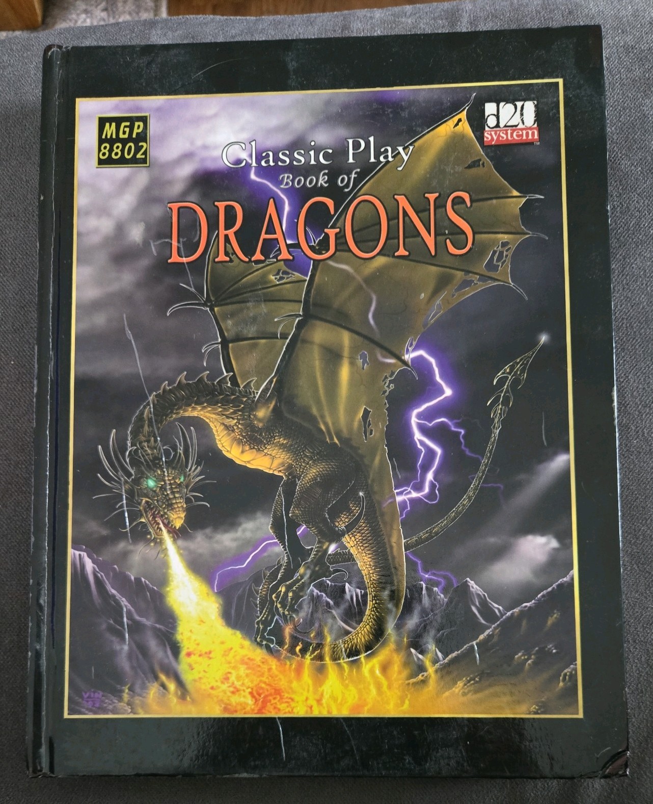 Book of Dragons - Mongoose Publishing - d20 - v3.5 - hardback
