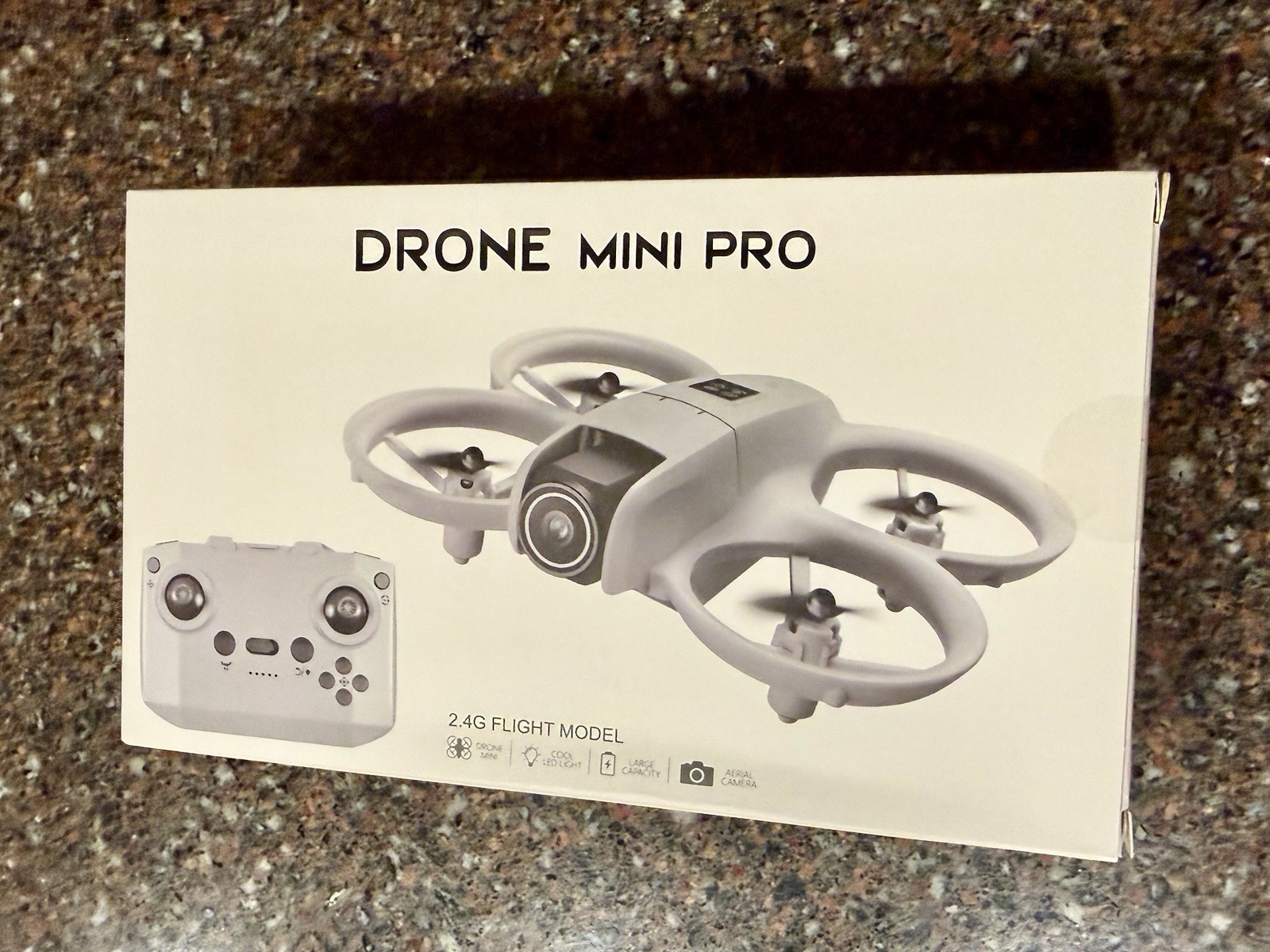 Neo Drone Mini Pro 2.4G Quadcopter grey w/ HD Camera, LED Lighting and remote