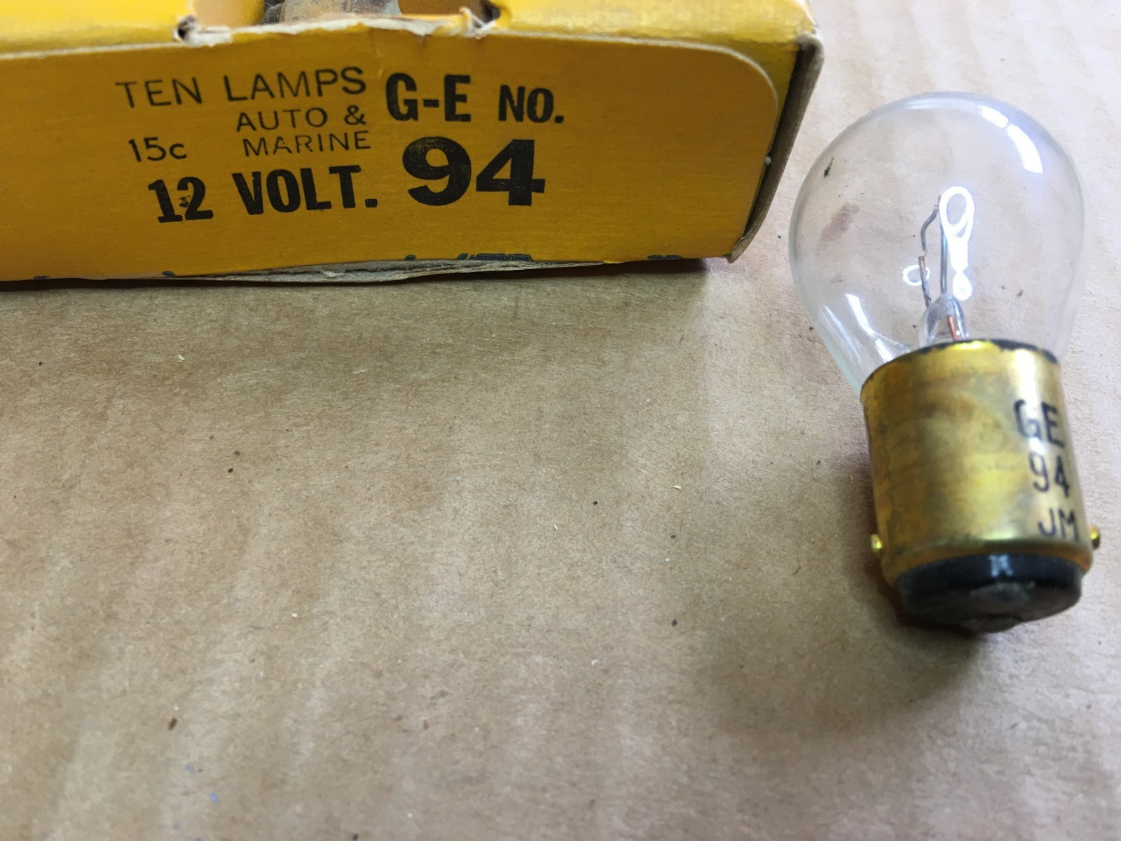 GE Aircraft Lamps 94 12V