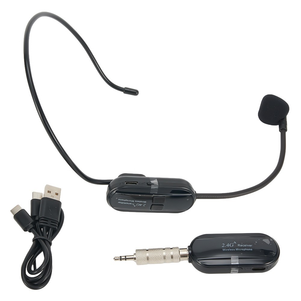 for 2.4G Wireless Microphone Headset 160FT Range Mic For Teach Outdoor Speech