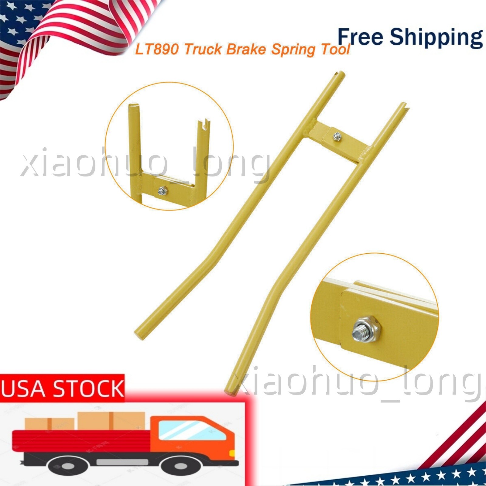 Truck Brake Spring Tool Installer Pin Spring Brake Anchor Brake Shoe Kits LT890