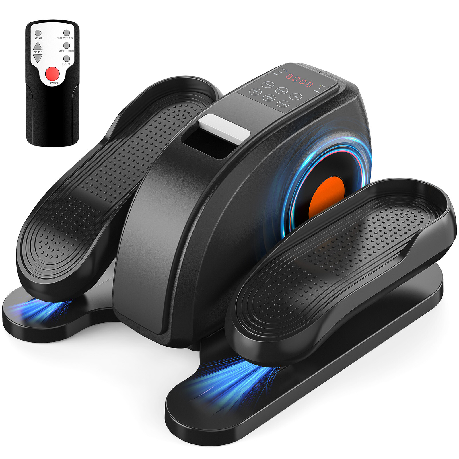 Elliptical Machine Under-Desk Portable Mini Pedal Exerciser Adjustable Speed
