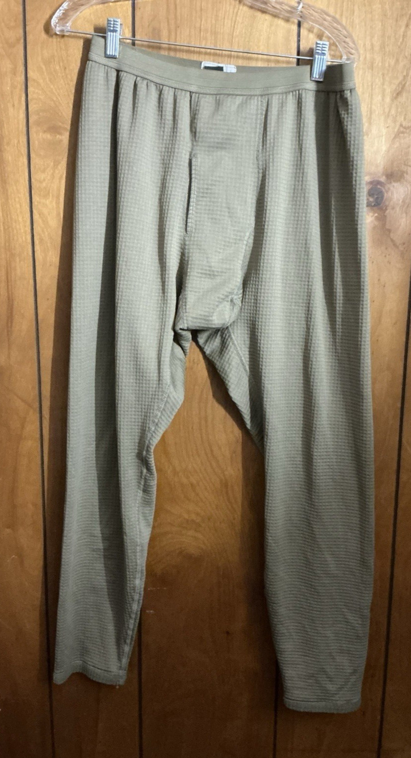 US Army Gen III Mid Weight Waffle Pants Coyote Large Reg