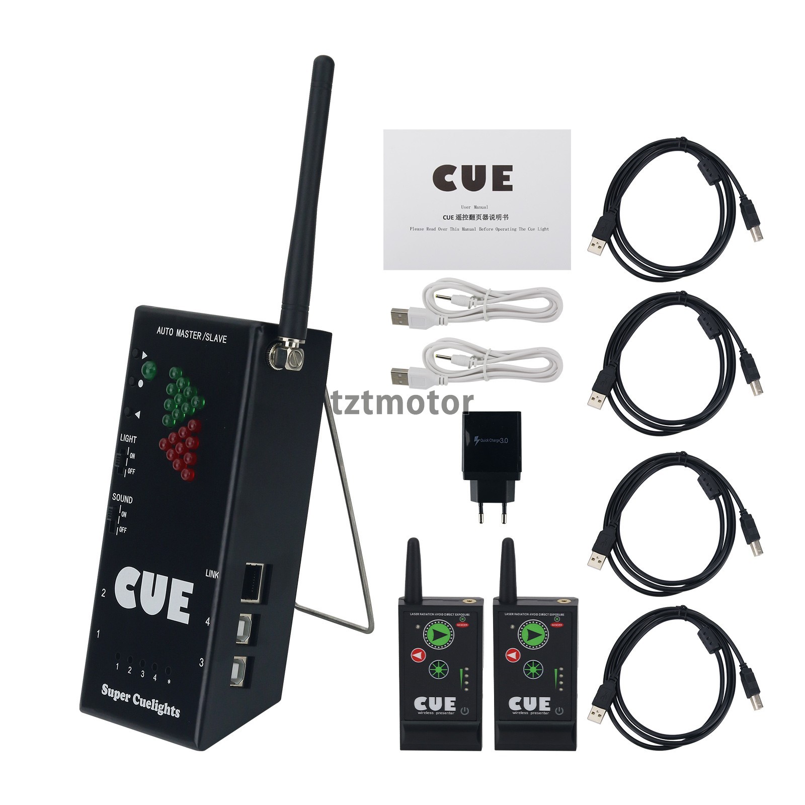 Super Cuelight Presenter Remote 1 Receiver & 2 Transmitters for Presentation