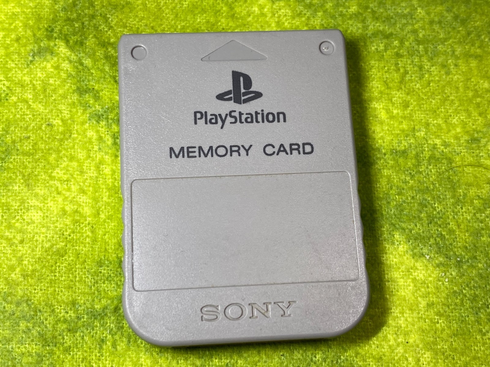 Sony PlayStation OEM Official 1 PS1 PSX Memory Card SCPH-1020 - GRAY - TESTED!