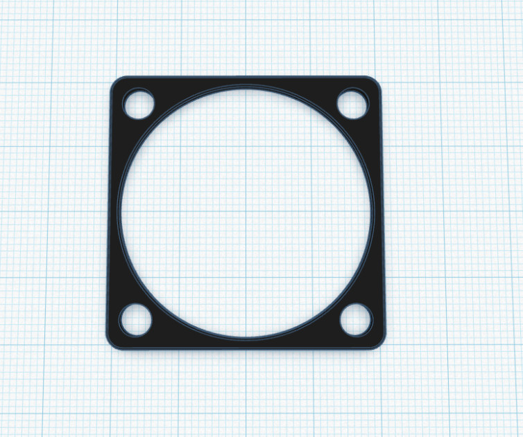 4010 Motherboard fan gasket pad for Ender 3