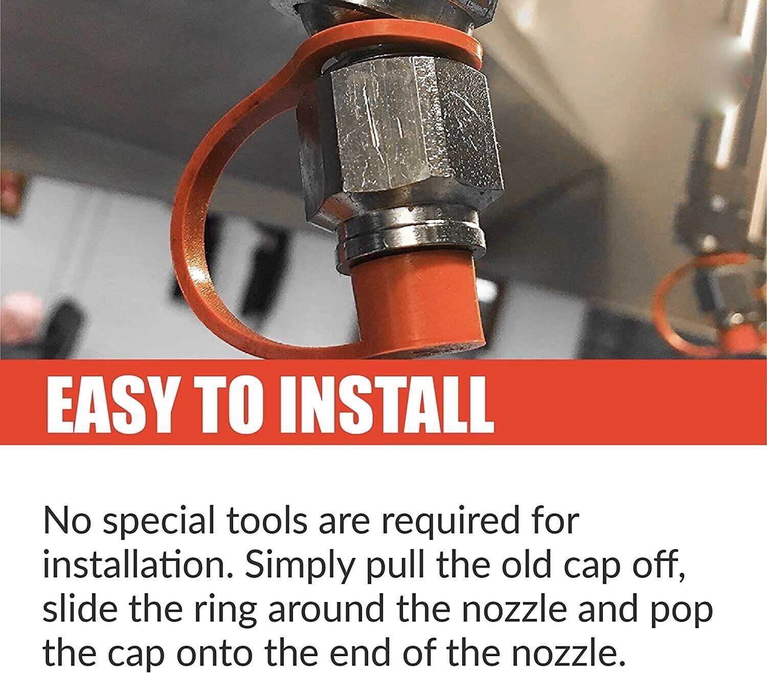 🔥🔥5- PACK FIRE SUPPRESSION SYSTEM RUBBER BLOW OFF NOZZLE CAPS..NEW.🔥🔥
