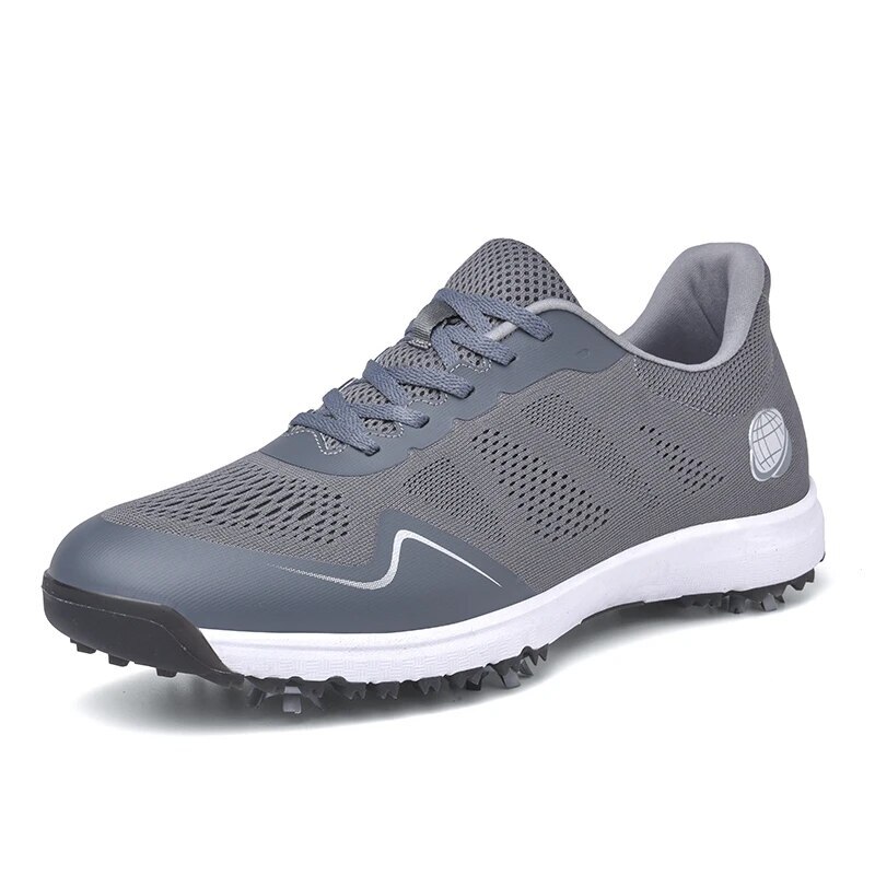 Men's Fashion Golf Shoes Spikes Breathable Waterproof Anti Slip Training Shoes