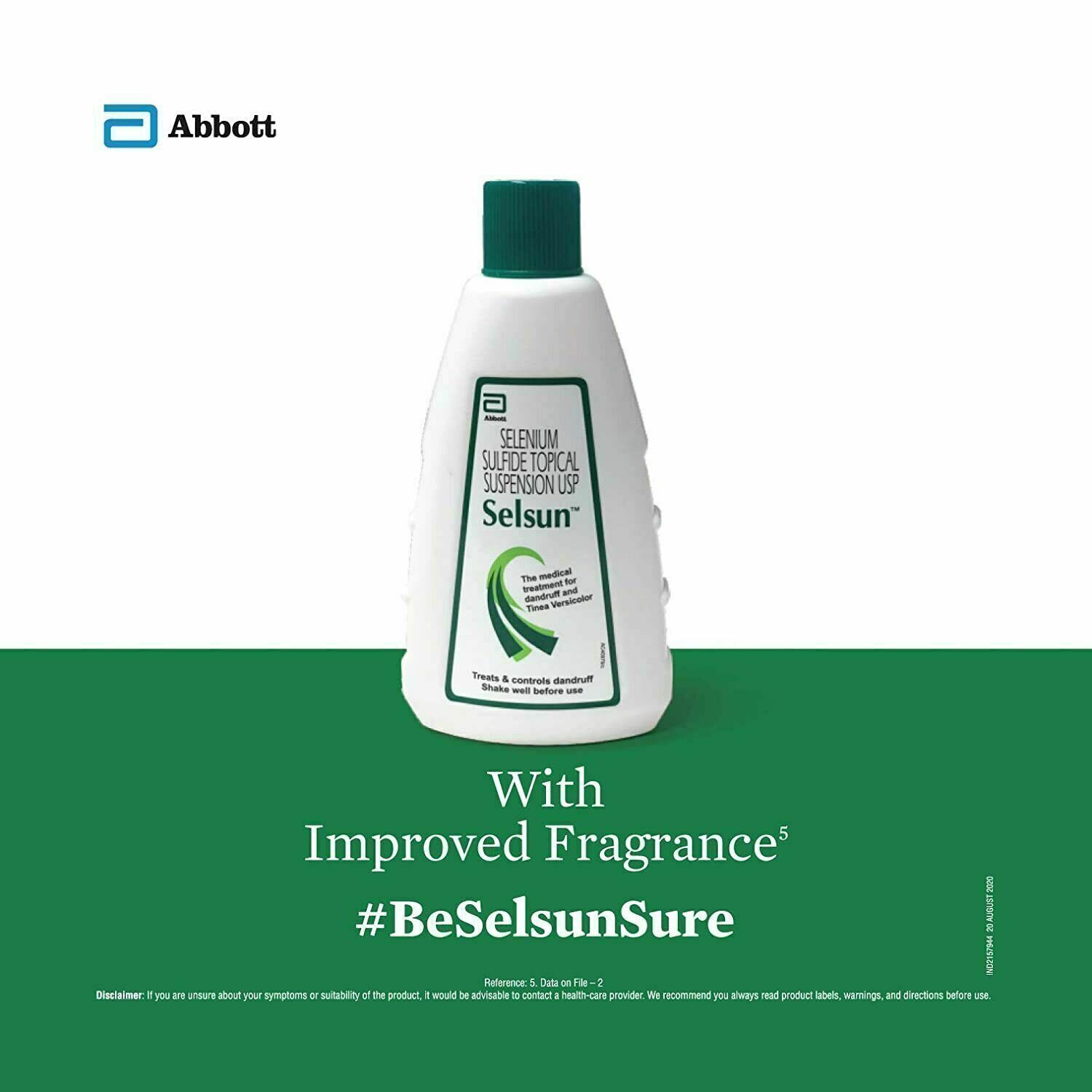 Selsun Suspension Anti Dandruff Shampoo 120 ml free shipping