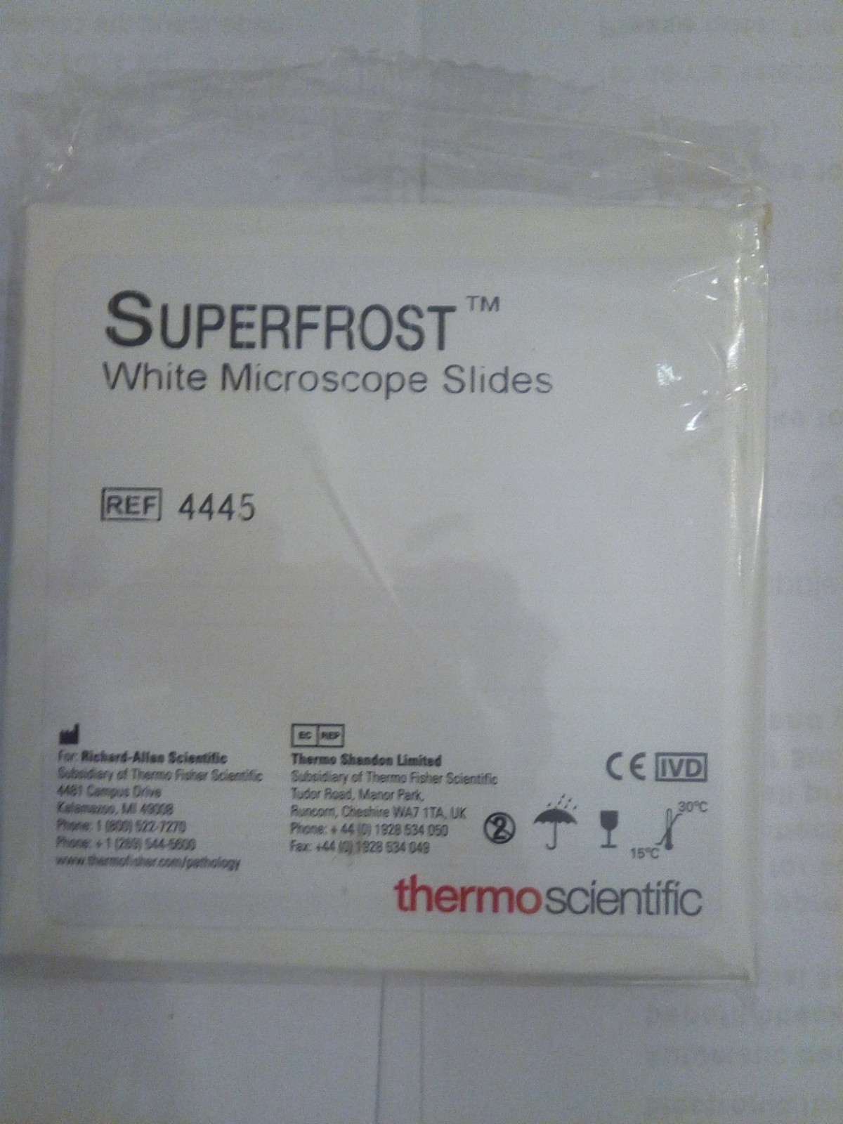 Thermo Scientific  White  Superfrost  Microscope  Slides