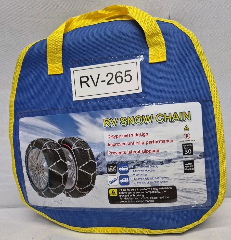AutoChoice Snow Tire Chains for Light Truck SUV Pickup Trucks, Set of 2 RV-265