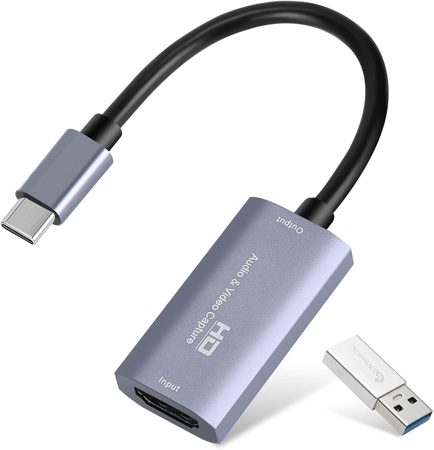 4K HDMI Capture Card USB 3.0 to USB C 1080P 60FPS for Streaming OBS