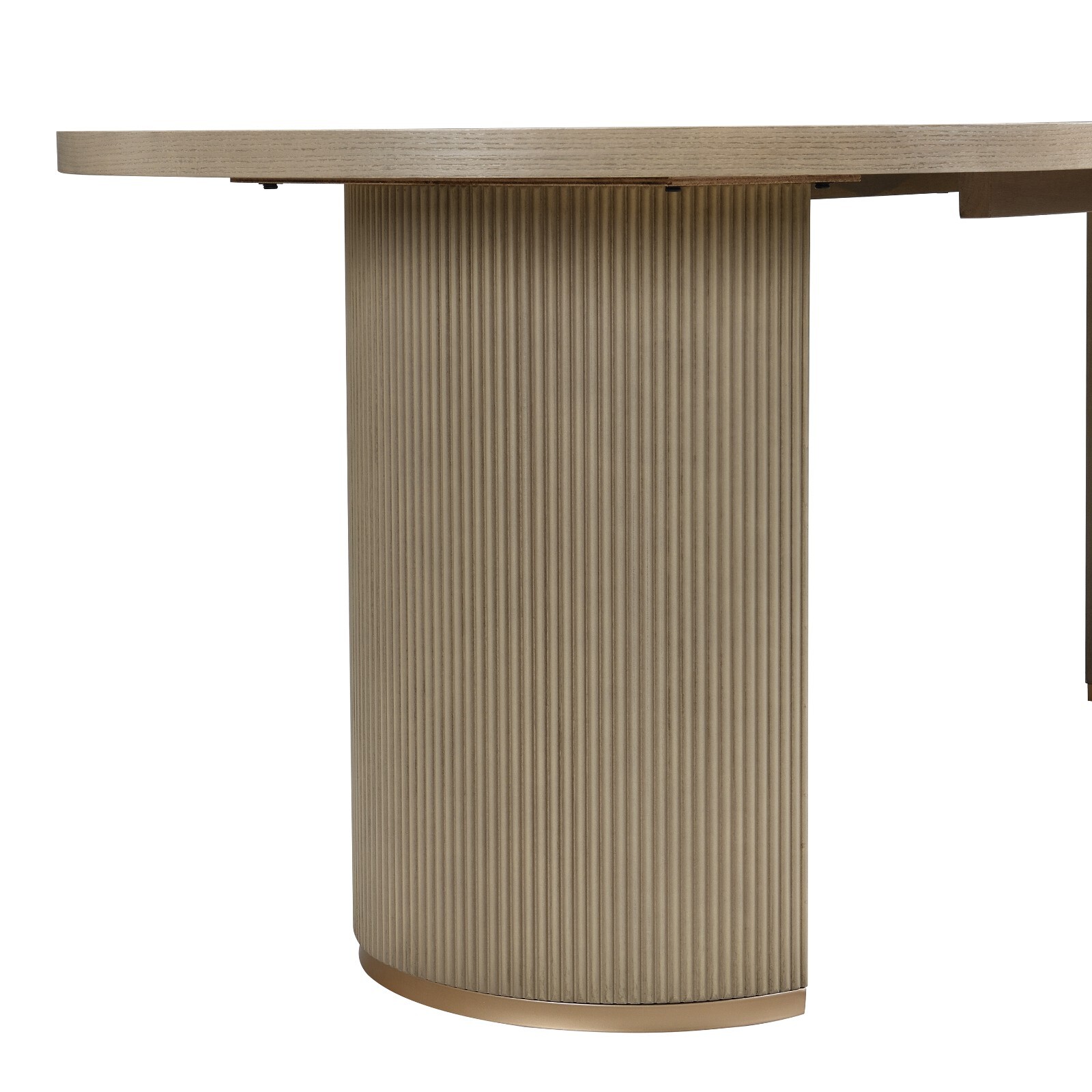 Modern Rustic Oval Dining Table for 6 – 88" Wood Table with Double Pedestal Base
