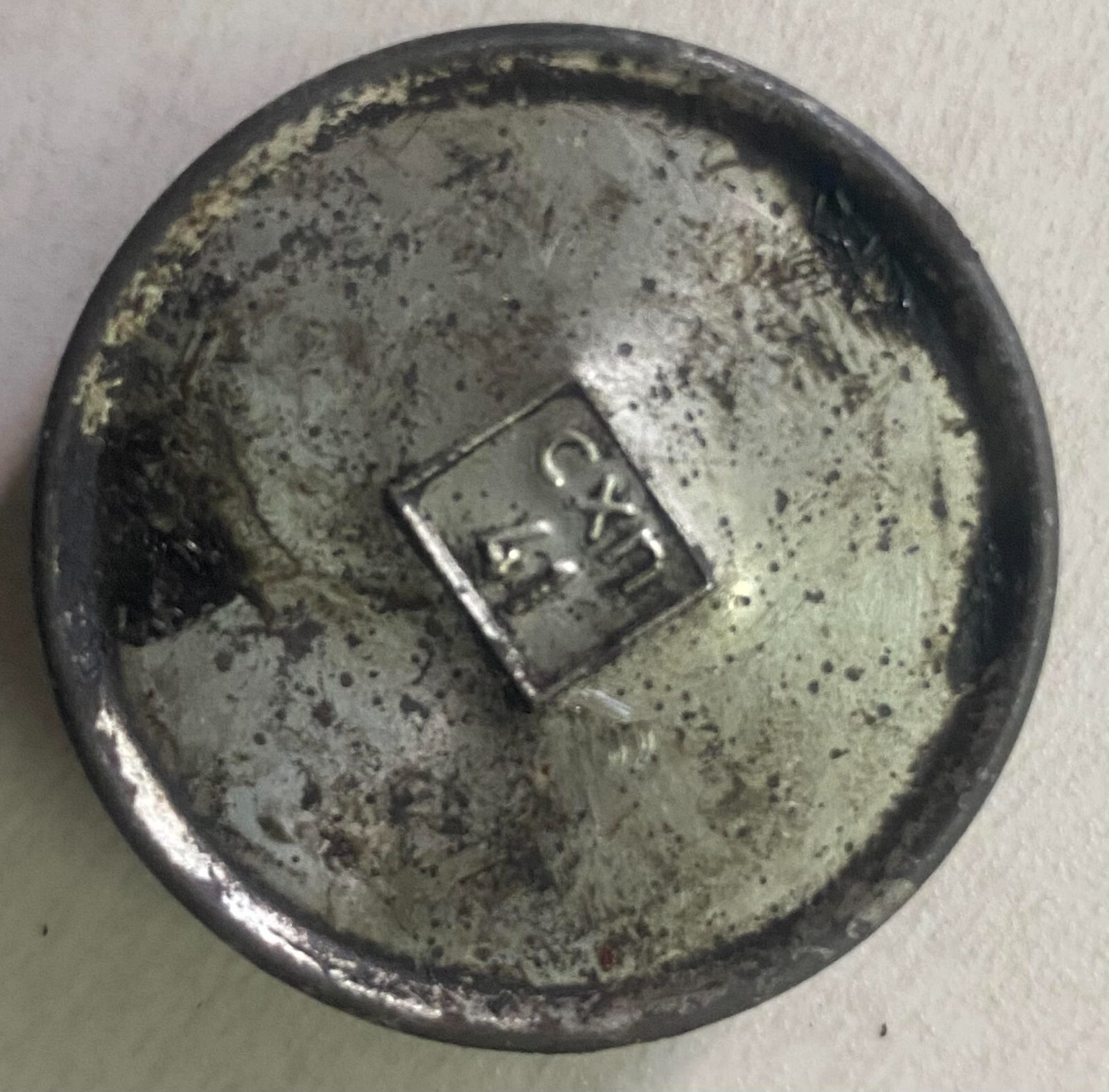 Original German Army WWII can of weapon cosmoline WAFFEN FETT CXN41