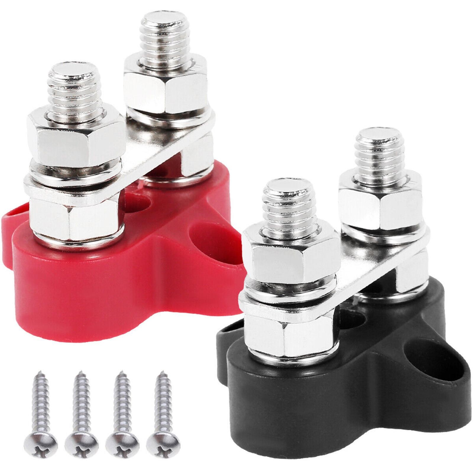 DC 48V Black Terminal Block+Red Terminal Block+Screws Coding Kit For Wiring