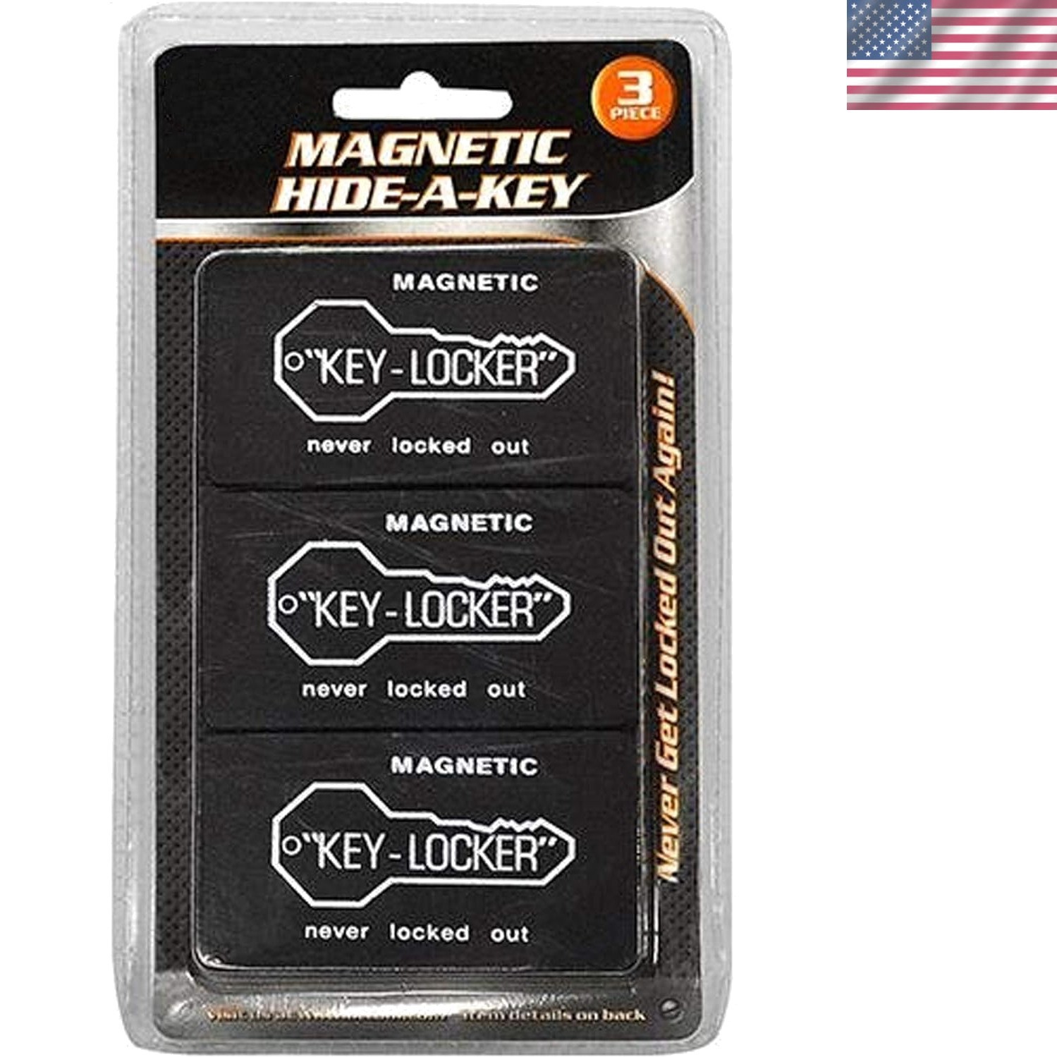 Magnetic Hide Key Holder - 3-Piece Alloy Steel Set for Ultimate Discretion