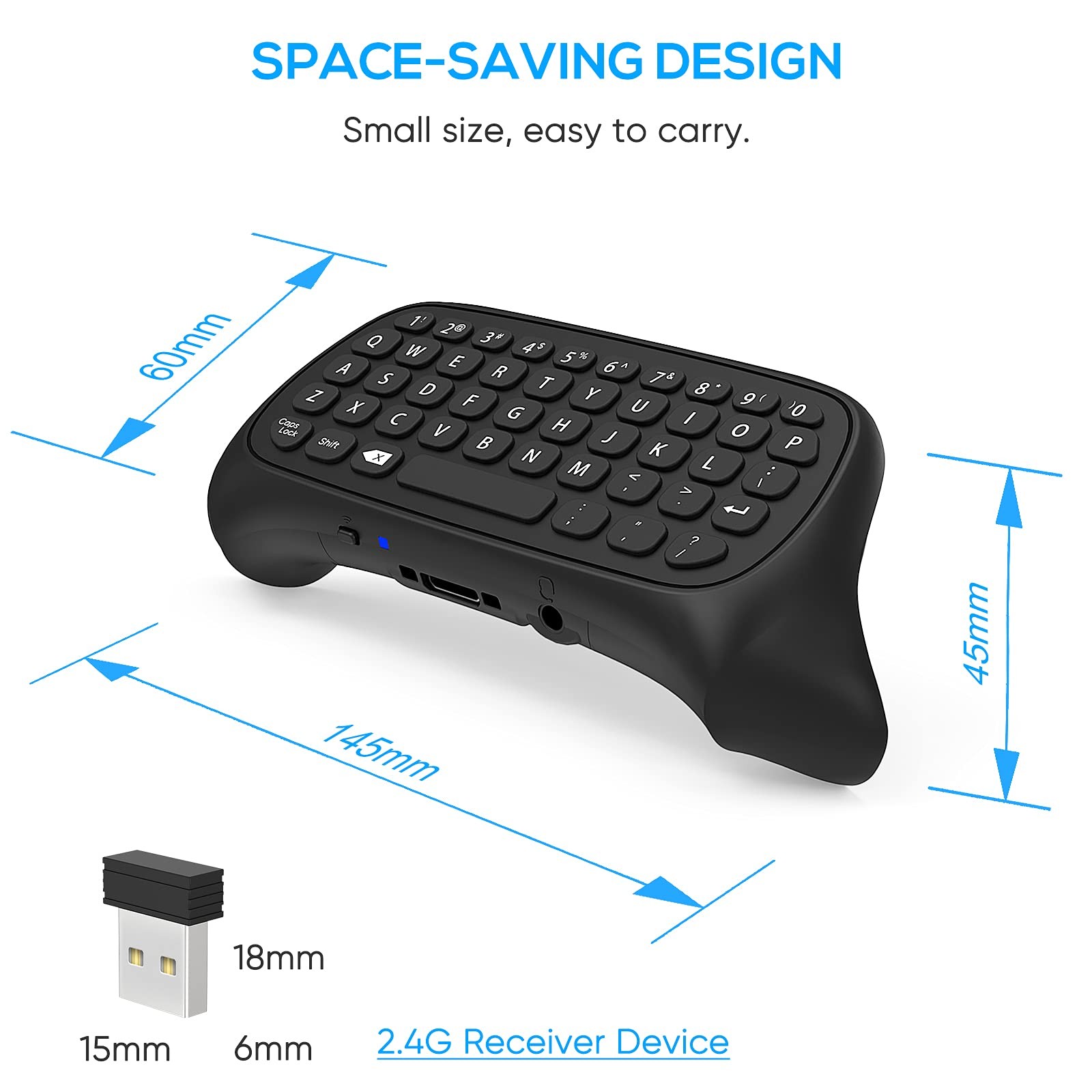 Keyboard for Xbox Series X/S Controller, for Xbox /S/Controller Gamepad, 2.4G...