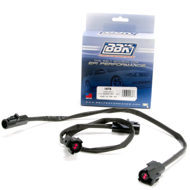 BBK 1676 Mustang 5.0 4.6 O2 Sensor Wire Harness Extensions (pair)