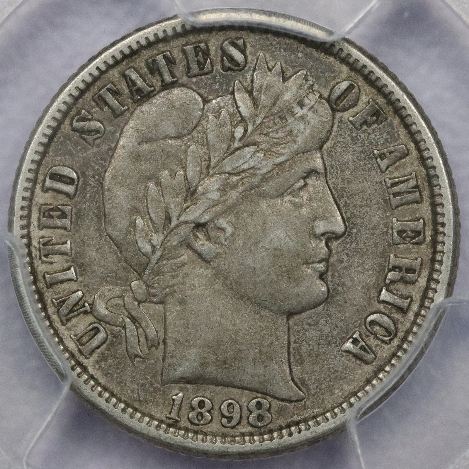 1898-O 10c Barber Dime - PCGS XF 45
