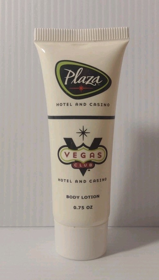 Plaza Hotel Casino Vegas Club Casino Las Vegas Hotel Room Lotion Bottle
