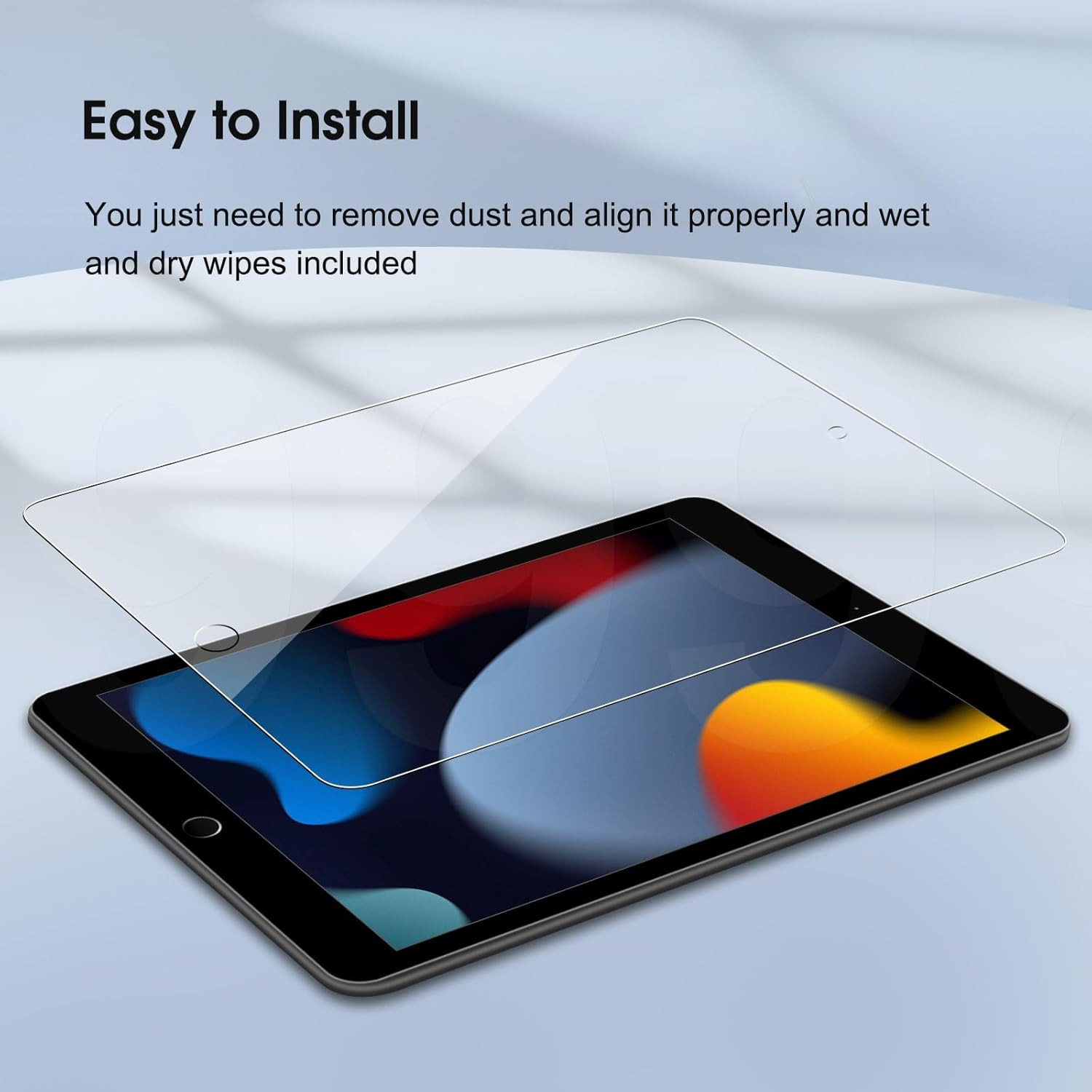 2 Pack Screen Protector for Ipad 9Th 8Th 7Th Generation (10.2 Inch, 2021/2020/20