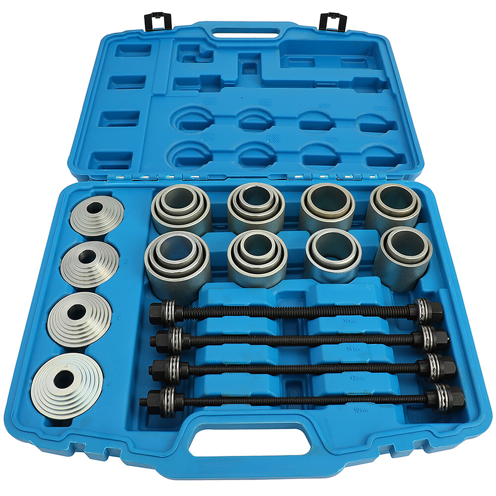 28Pcs Press Pull Sleeve Kit Remove Bearings Bushes Seals Garage Tool US SHIP