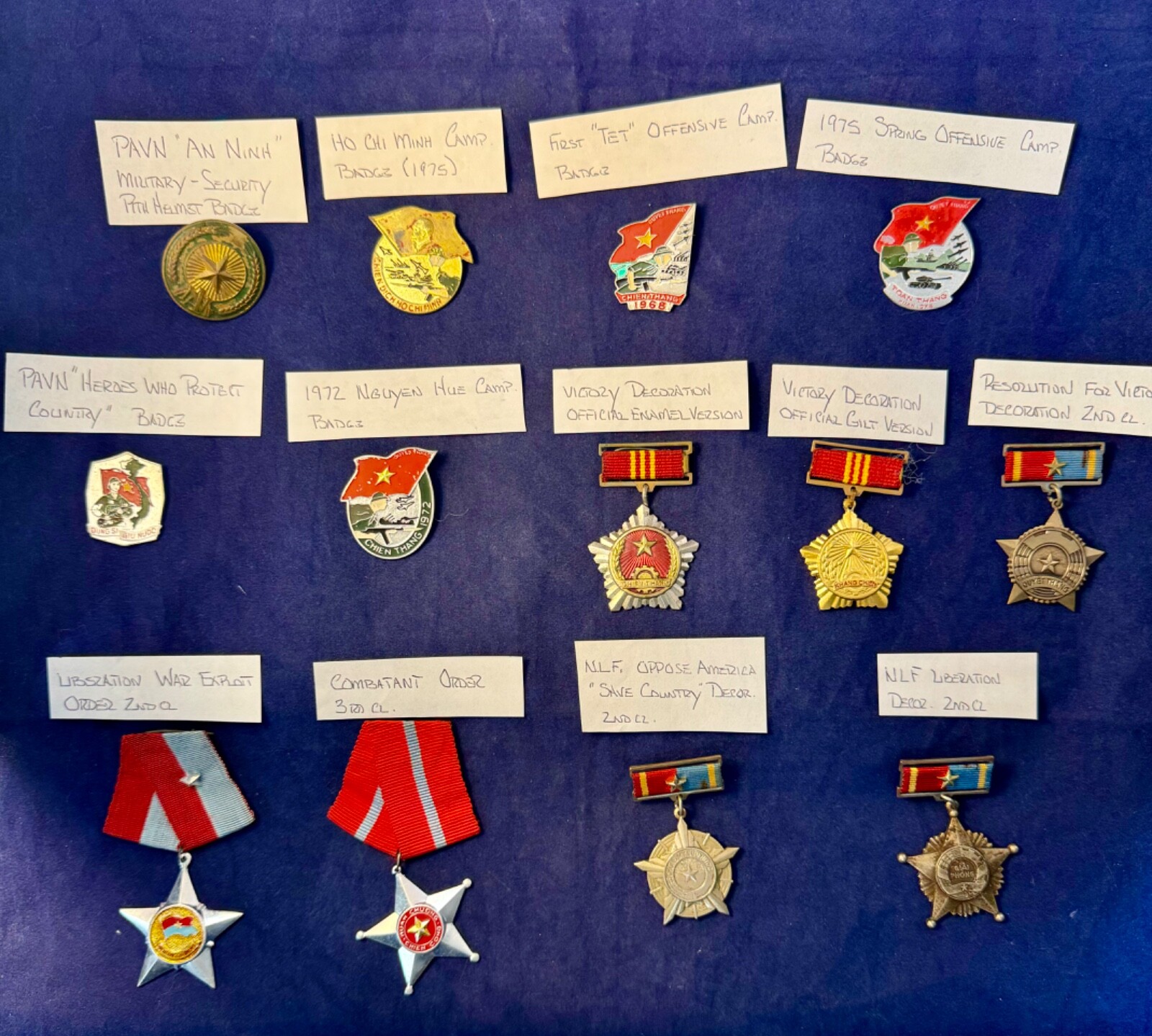 Vietnam War North Vietnamese Medal Group