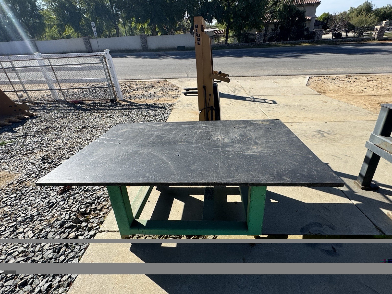6x4' welding table 1" top