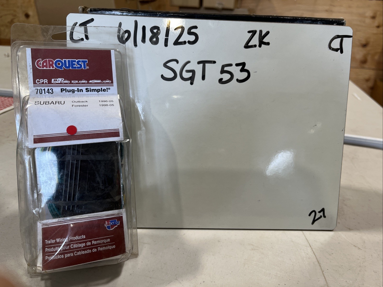 CarQuest CPR 70143 Trailer Wiring Subaru Models See Pic