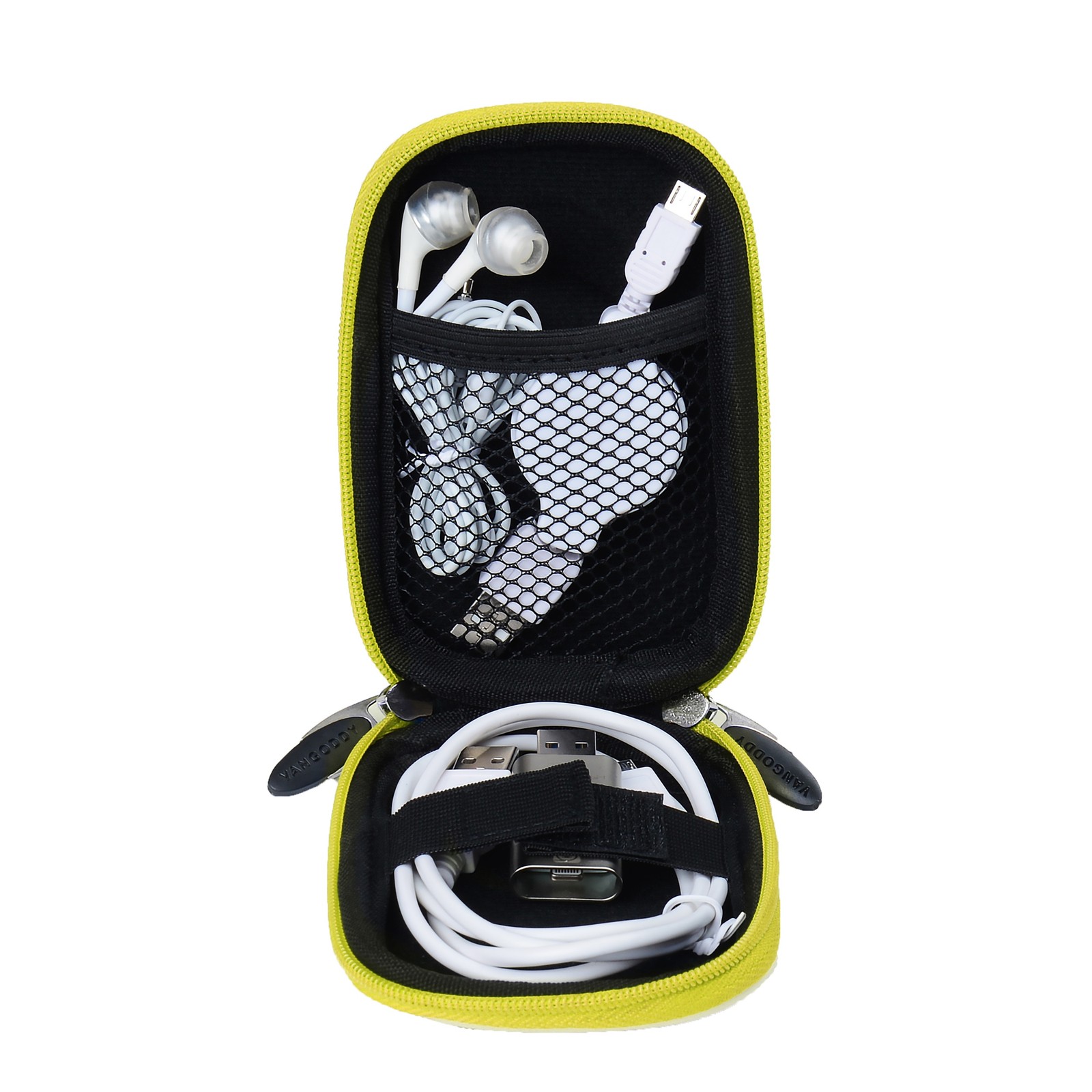 Padded Mini Gadget Carry Case Hard Shell Protection for Small Electronics