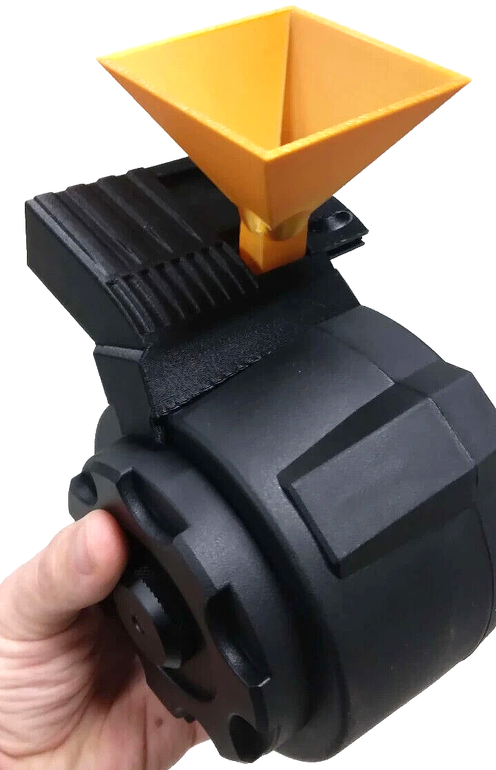 Airsoft M249 Angel Custom Drum Adapter for Evike Thunderstorm/ Firestorm Drum