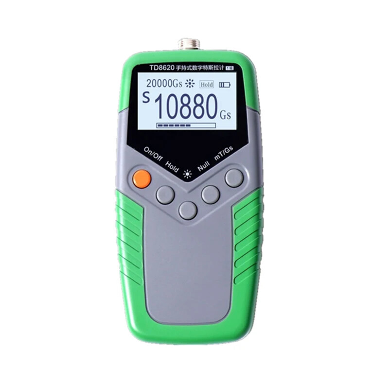 TD8620 Magnetic Tester Handheld Digital Tesla Meter Fluxmeter Surface Magnetic