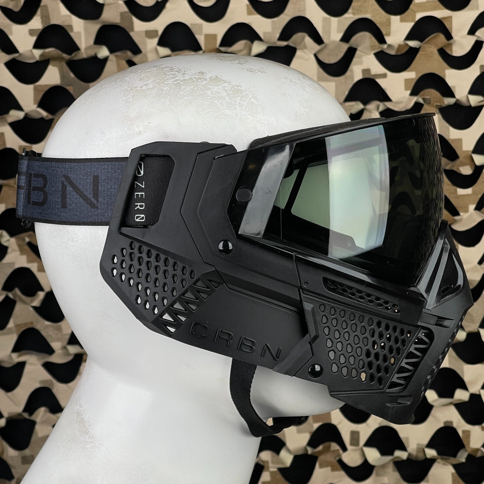 NEW Carbon CRBN Zero Pro Paintball Mask - Black- Highlight - Grey - Clear