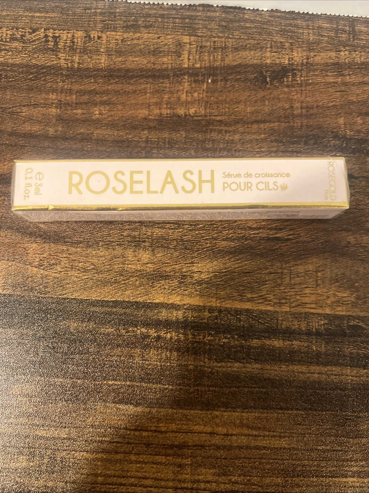 Rosegold Paris ROSELASH Eye Lash Serum .1 Fl Oz NIB Full Size
