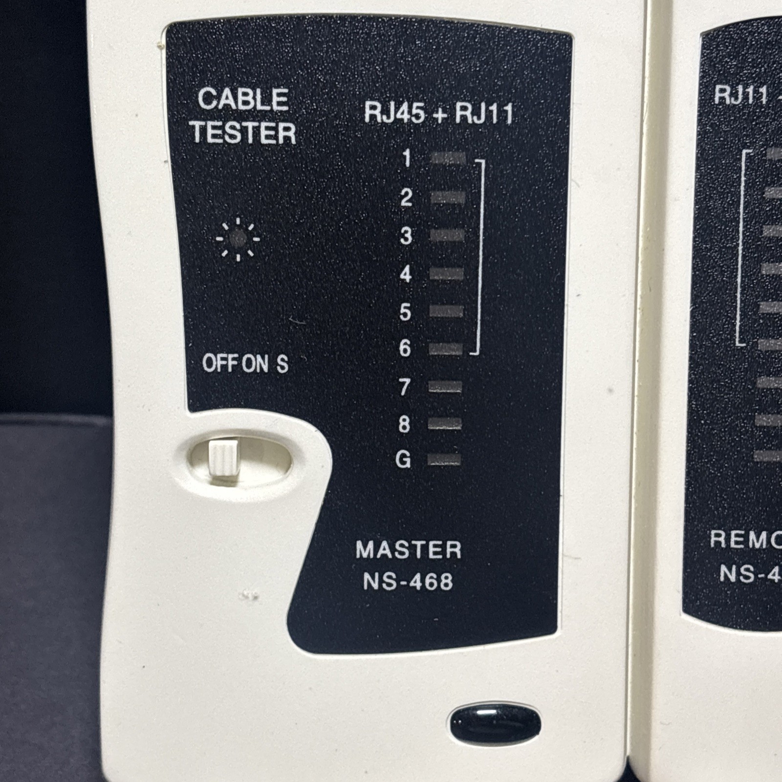 Multi-Network RJ-11, RJ-12, BNC & RJ45 Ethernet Cable Tester